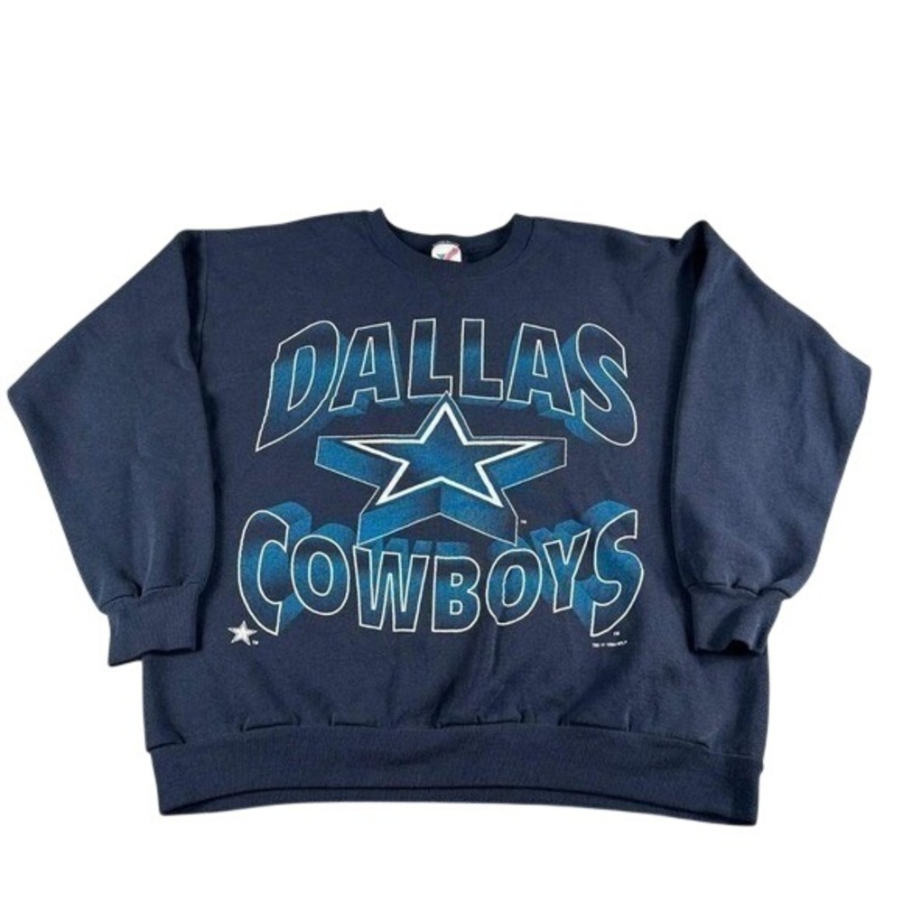 VTG Artex Dallas Cowboys Sweatshirt Mens XL Navy Blue 1994 NFL Sporty Retro
